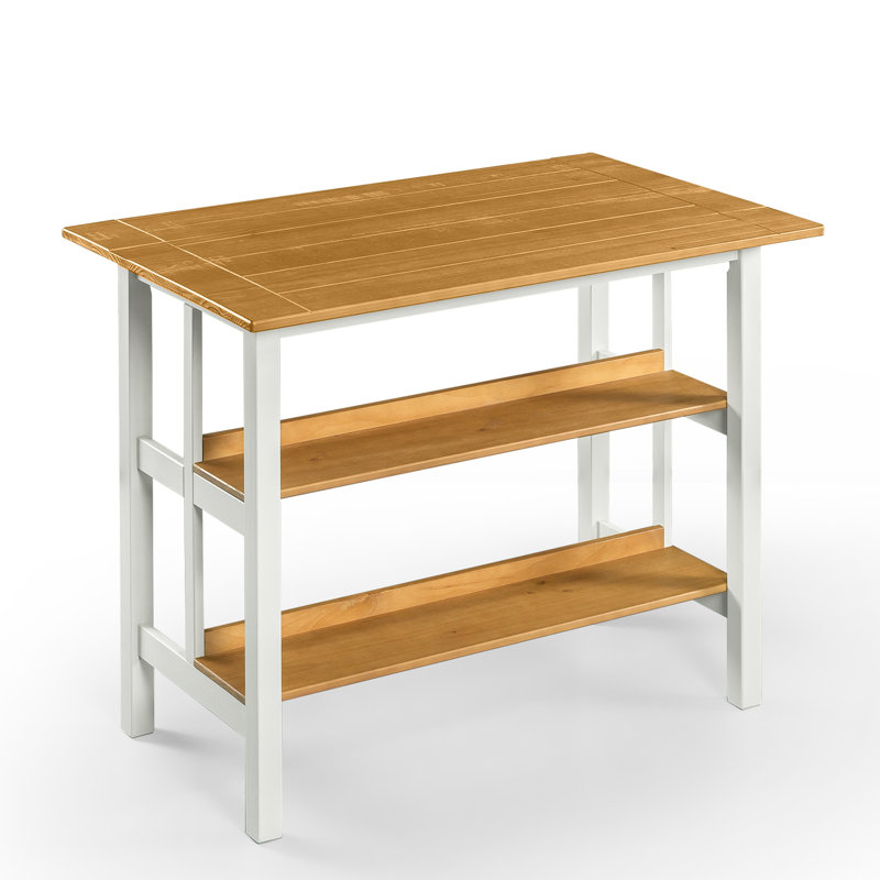 August Grove® Stetler Solid Wood Prep Table & Reviews Wayfair